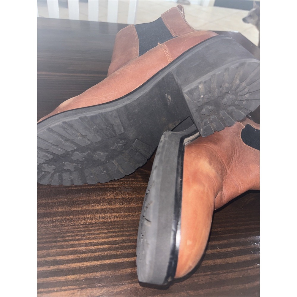 MADEWELL Anthropologie CARINA PLATFORM  Sz 10 CHELSEA BOOT - Picture 7 of 10